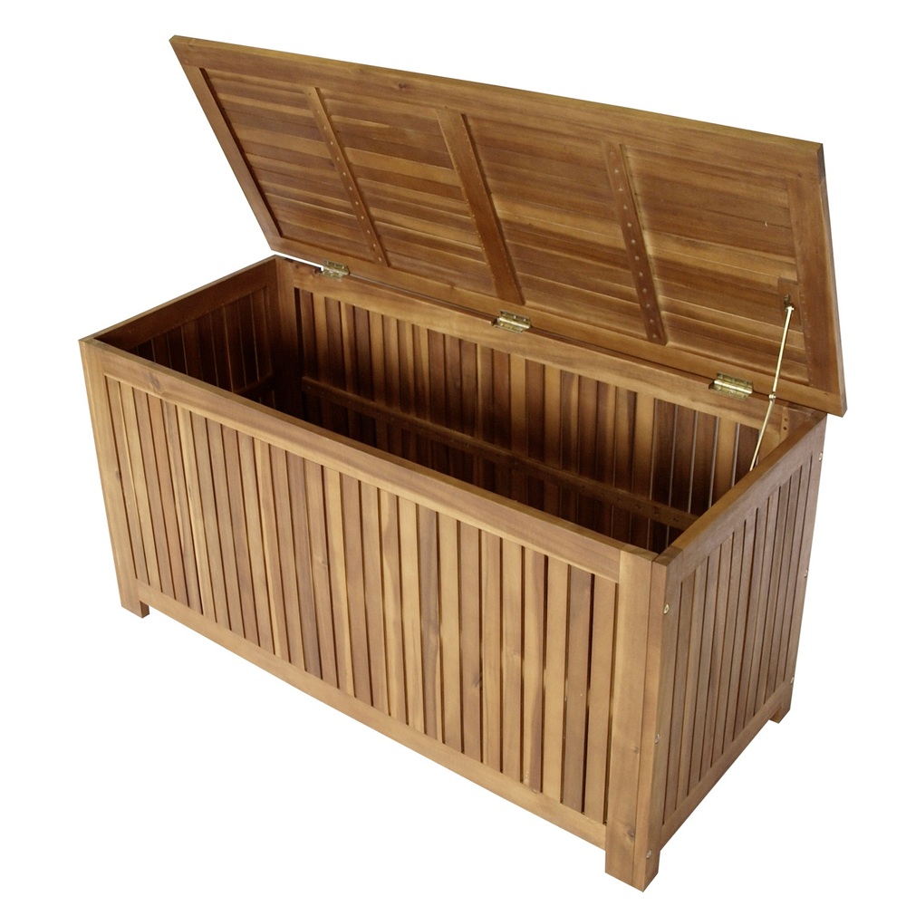 Auflagenbox 117 x 50 cm Akazie geölt