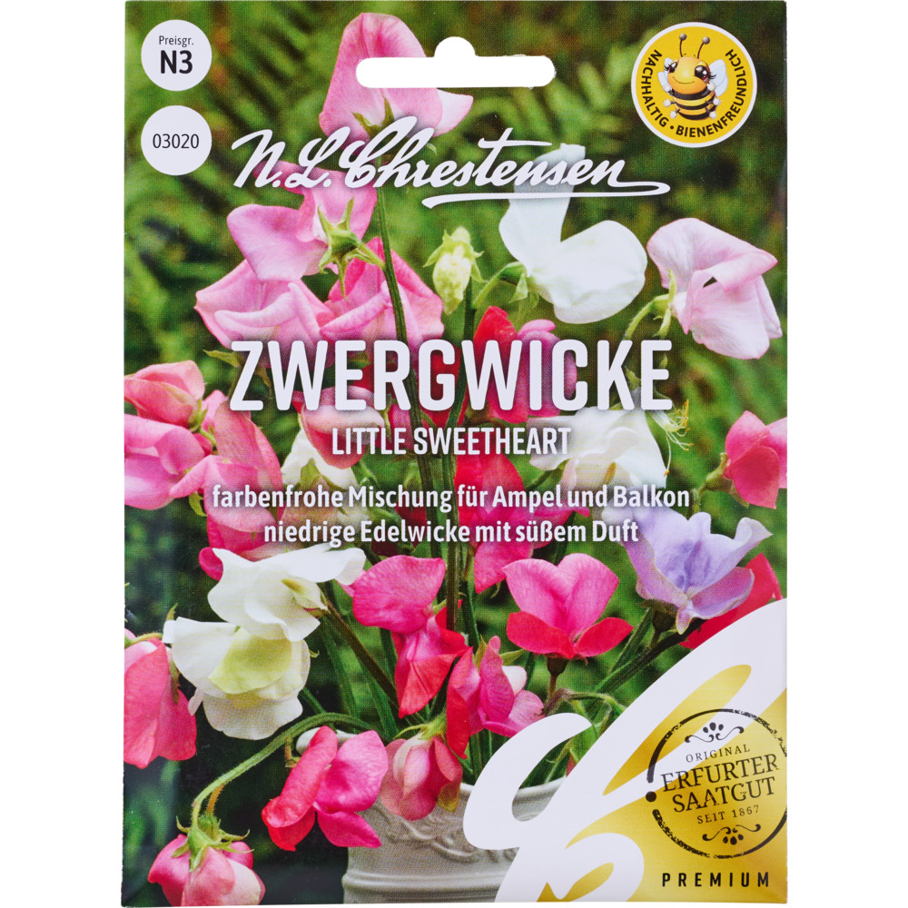Saatgut Zwergwicke Little Sweetheart image number 0