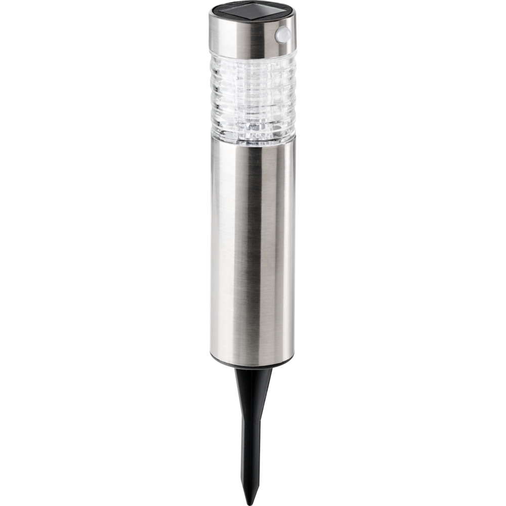 Grundig Solar-LED-Gartenleuchte Bewegungsmelder, silber image number 0