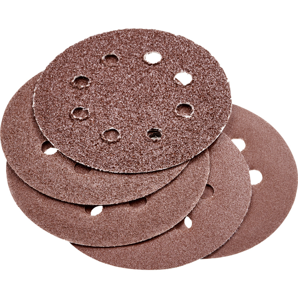 GERMANIA® Schleifpapier-Set 115 mm 30-teilig von K40-180 für Exzenterschleifer
