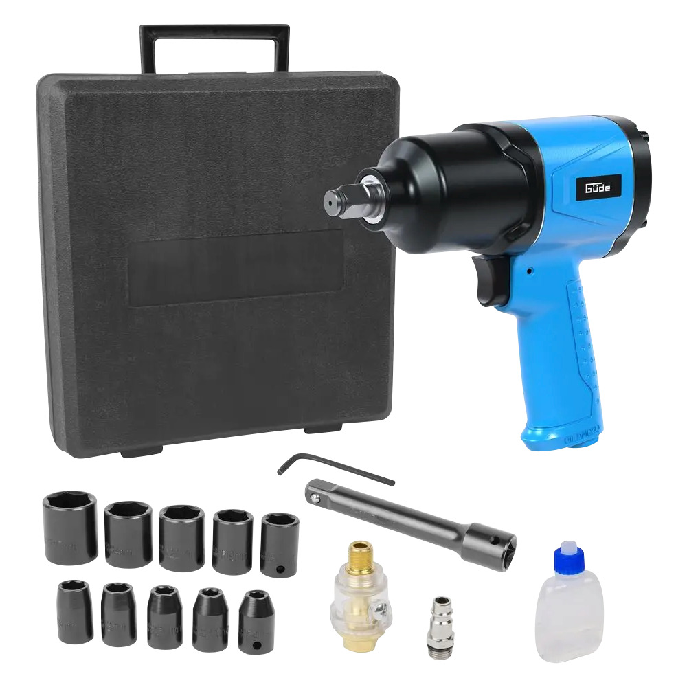 G&uuml;de&reg; Druckluft-Schlagschrauber-Set 1/2'' 16-teilig 580Nm