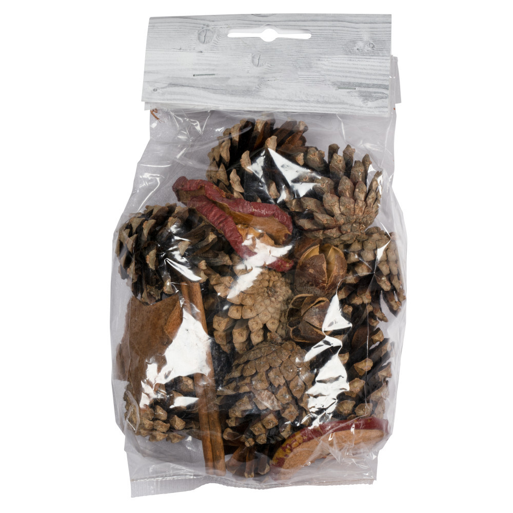Weihnachtsdeko "Potpourri“ natur Mischung rot mit Apfelscheiben 125 g