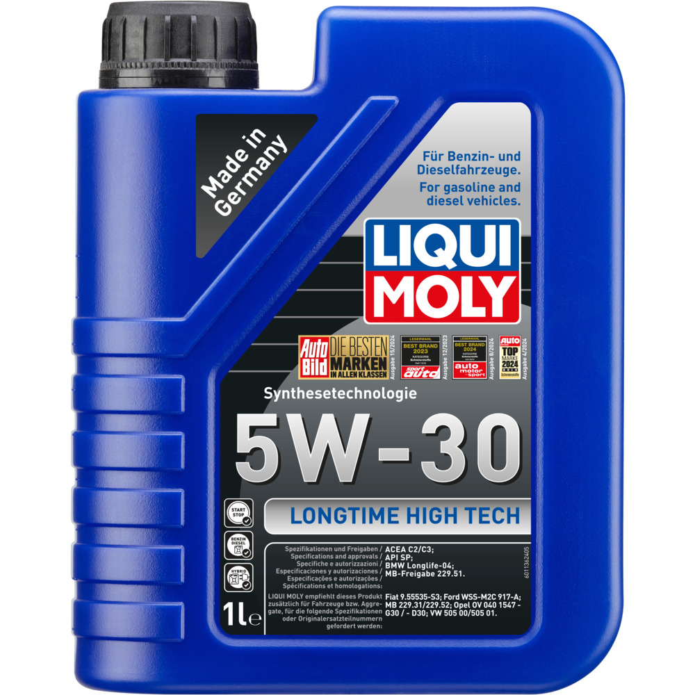 LIQUI MOLY Motor&ouml;l Longtime High Tech 5W-30 - 1 Liter image number 0