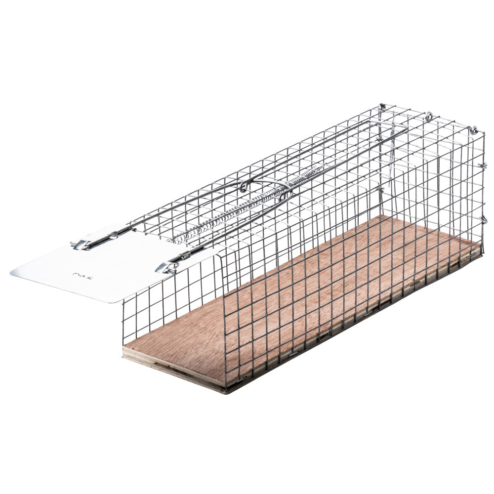 Lebendfalle für Ratten, aus Draht mit Federmechanismus image number 0