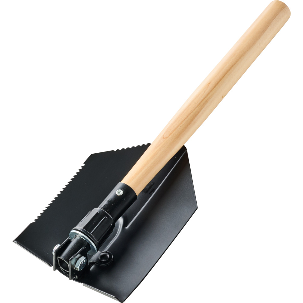 Klappspaten L&auml;nge 625 mm mit Holzstiel image number 1