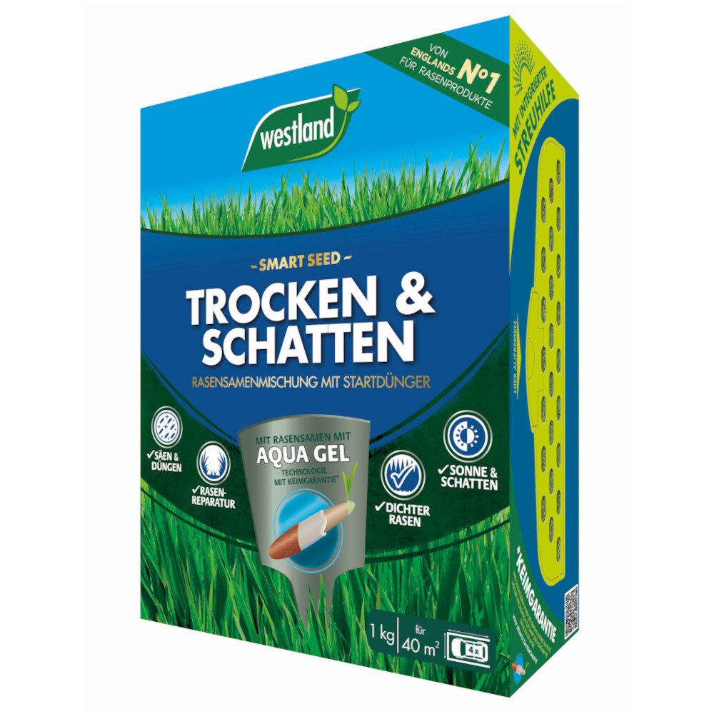 WESTLAND Saatgut Trocken- und Schattenrasen 1,0 kg image number 1