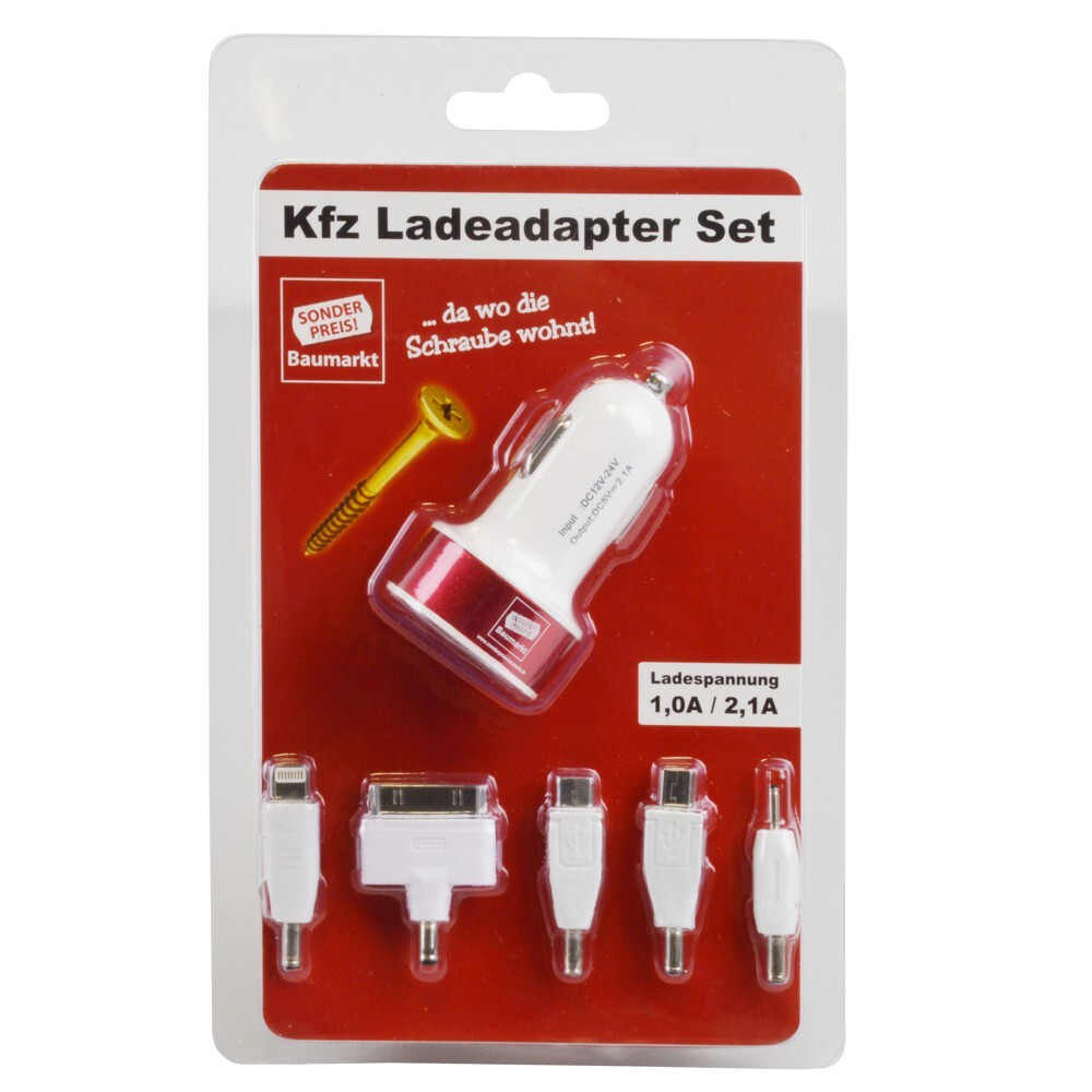 KFZ-Ladeadapter Set 7 teilig 12 V image number 4