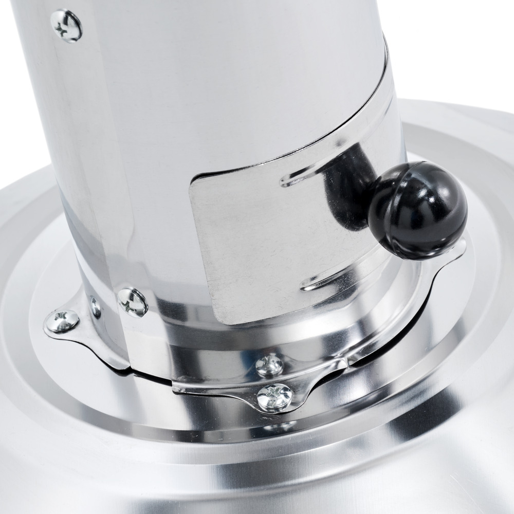 S&auml;ulengrill rund aus Edelstahl mit Bodenplatte image number 2