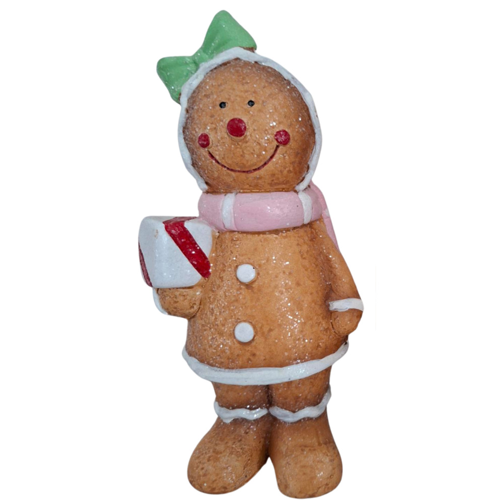 Lebkuchendekofigur 16,5 cm, 2-fach sortiert image number 1