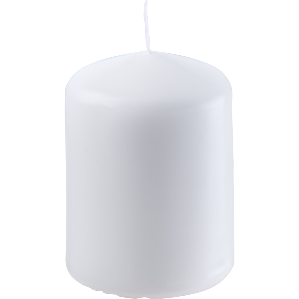 Stumpenkerze 80 x Ø 57 mm weiß