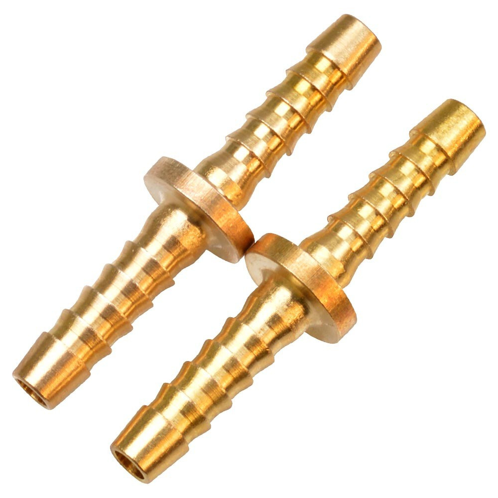 Güde® Druckluft Schlauchverbindung 6 mm 2 Stück aus Messing mit Tülle