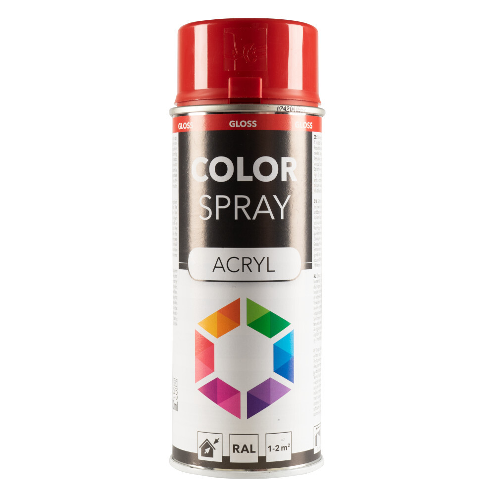Lackspray glänzend 400 ml Acryl RAL 3002 karminrot image number 0