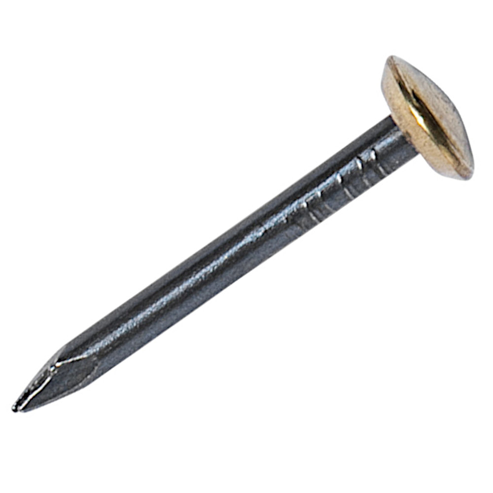 Stahlnägel mit Messing-Kopf gebläut 2,0 x 40 mm 10 Stück