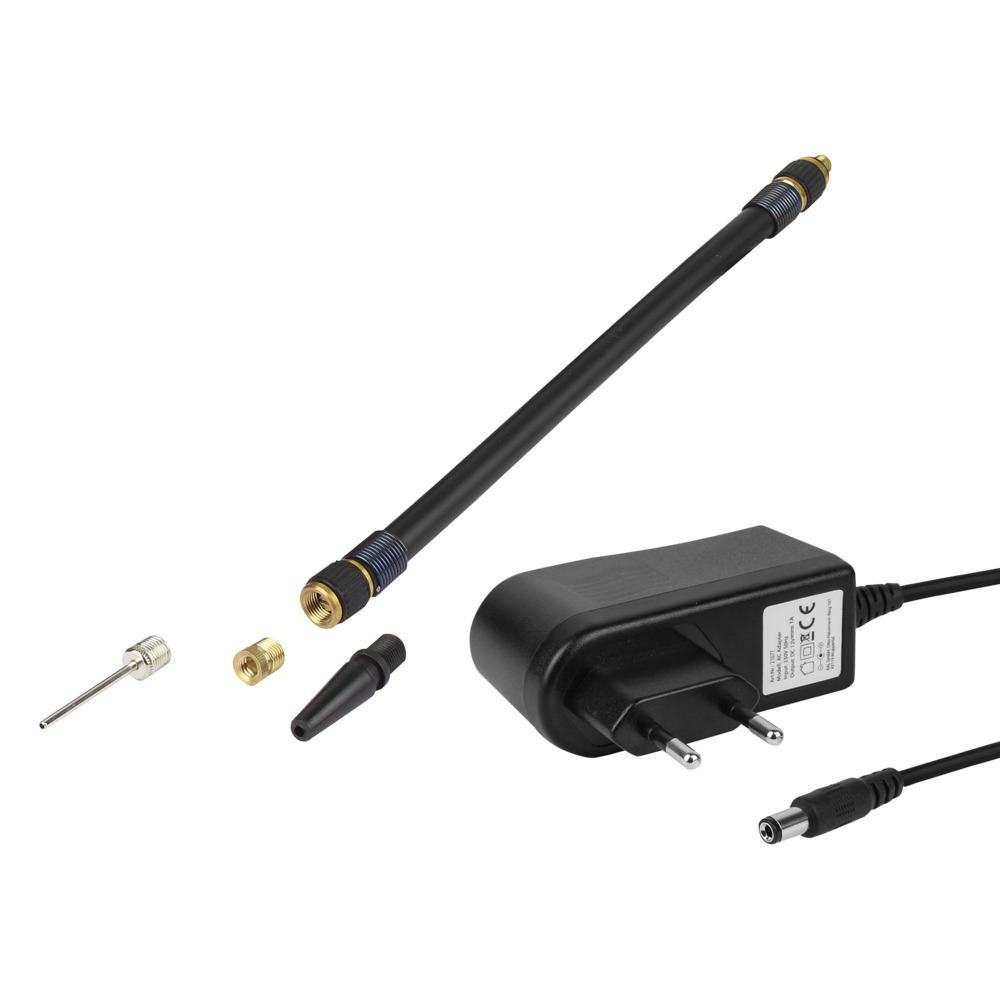 Akku-Kompressor 2200 mAh mit Powerbank und Aufsätzen image number 2