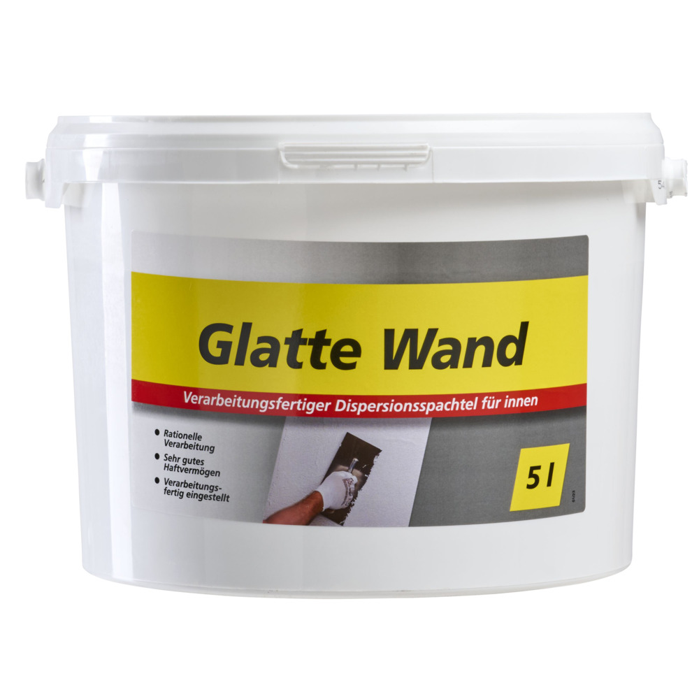 SUPER NOVA Glatte Wand Dispersionsspachtel 5 Liter image number 0