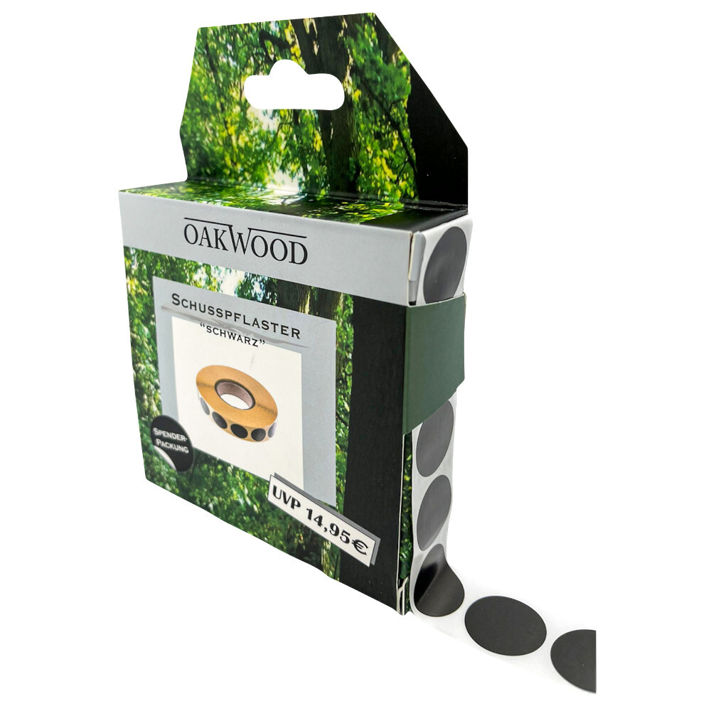 Oakwood Schusspflaster Set 2000 Stück in schwarz image number 1