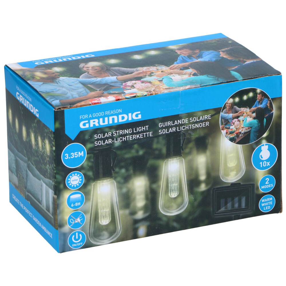 Grundig Solar-Lichterkette mit 10 LEDs image number 3