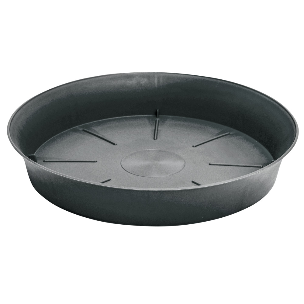 Prosperplast Untersetzer Plastica rund Ø 19,5 cm in anthrazit