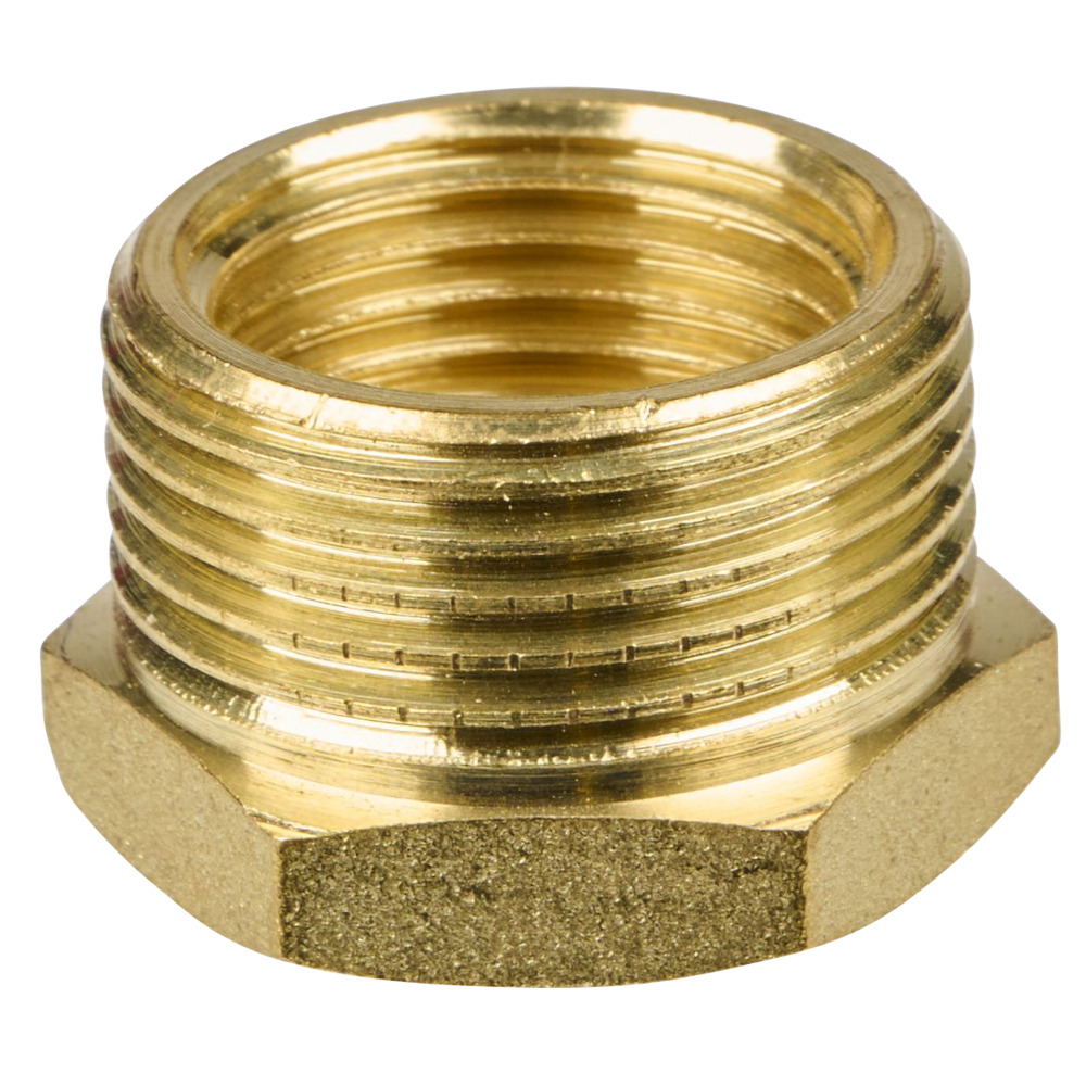Reduzierstück 3/4" AG 1/2" IG Messing image number 1