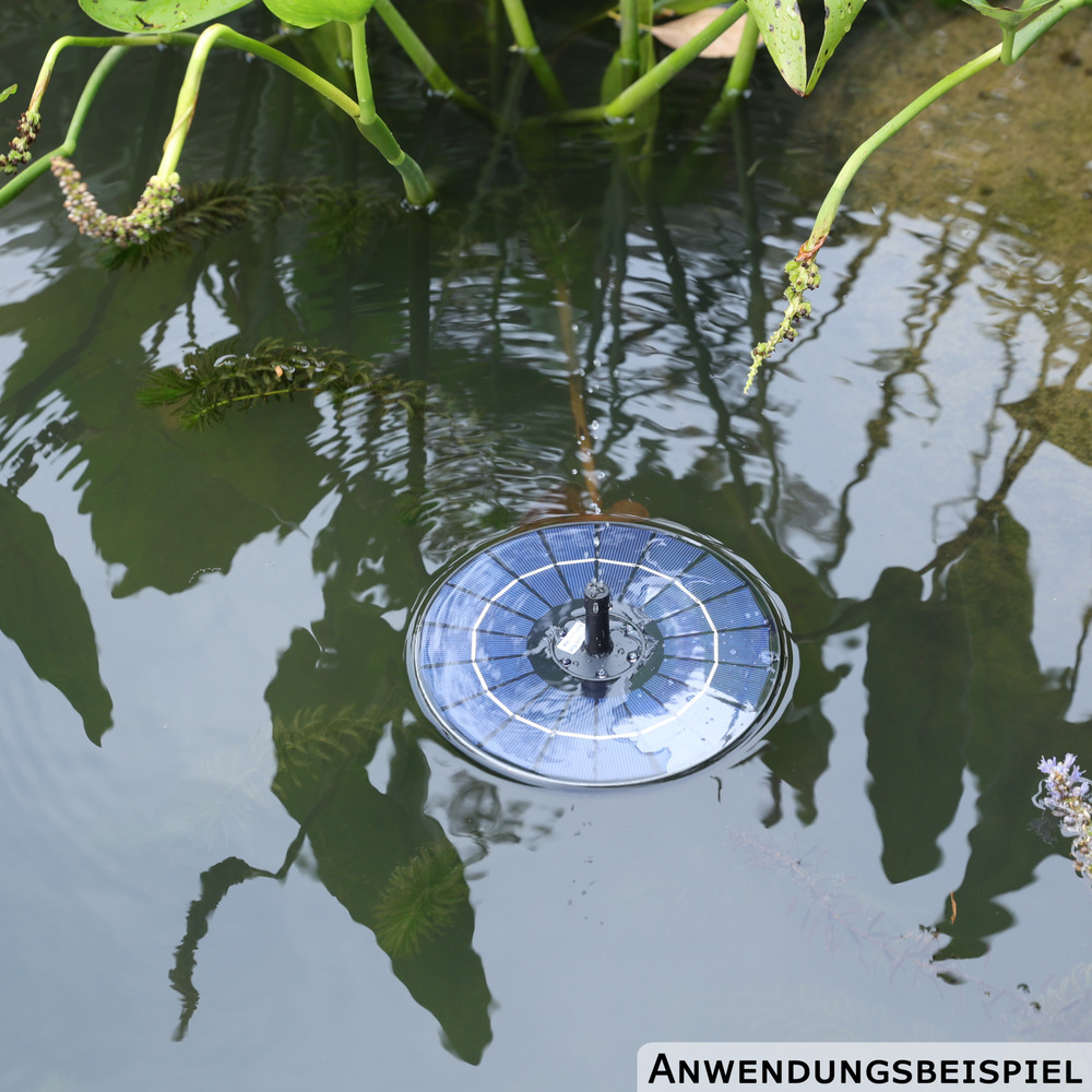 GERMANIA® Solar Springbrunnen mit LED und Rotation image number 7