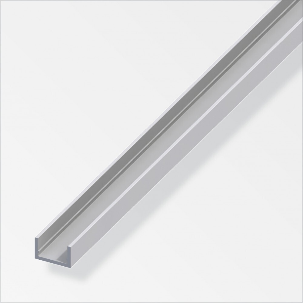U-Profil 10 x 11,5 x 1,5 mm silbereloxiert image number 0