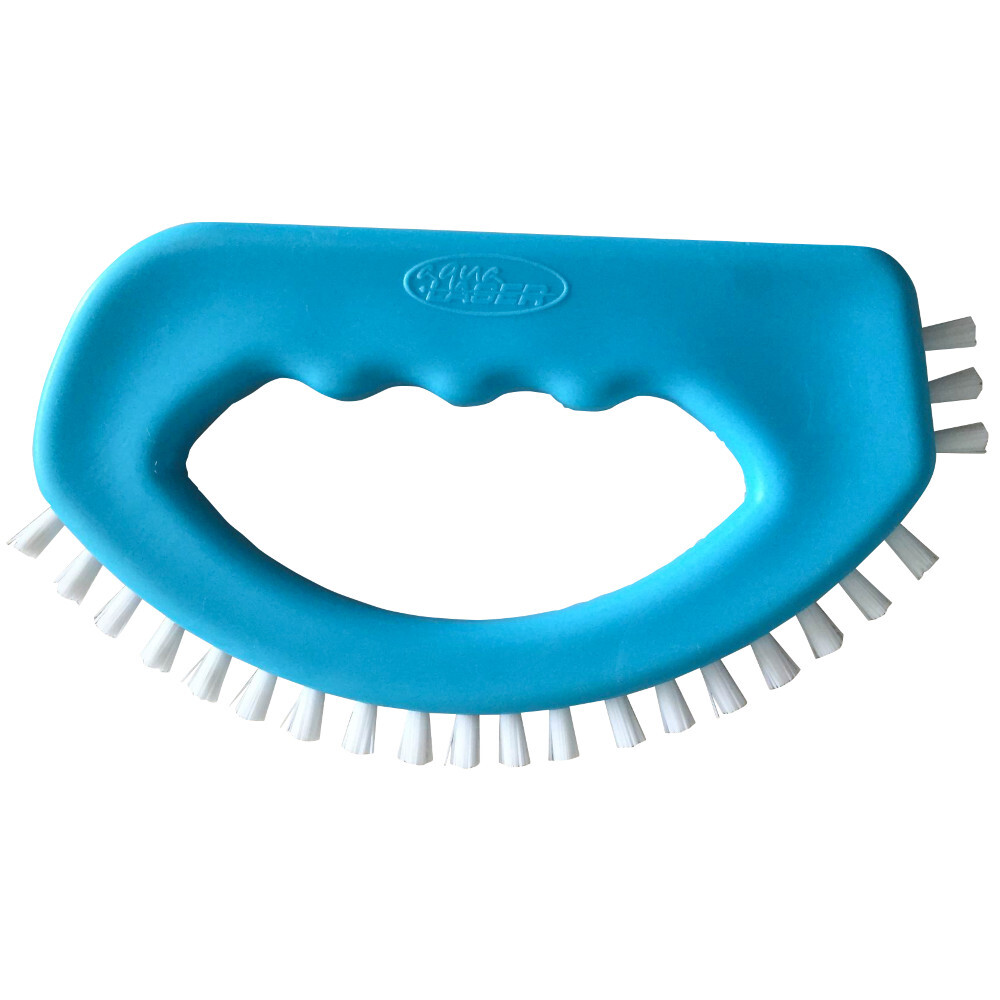 AquaLaser Fugenbürste aus blauem Kunststoff mit ergonomischem Griff