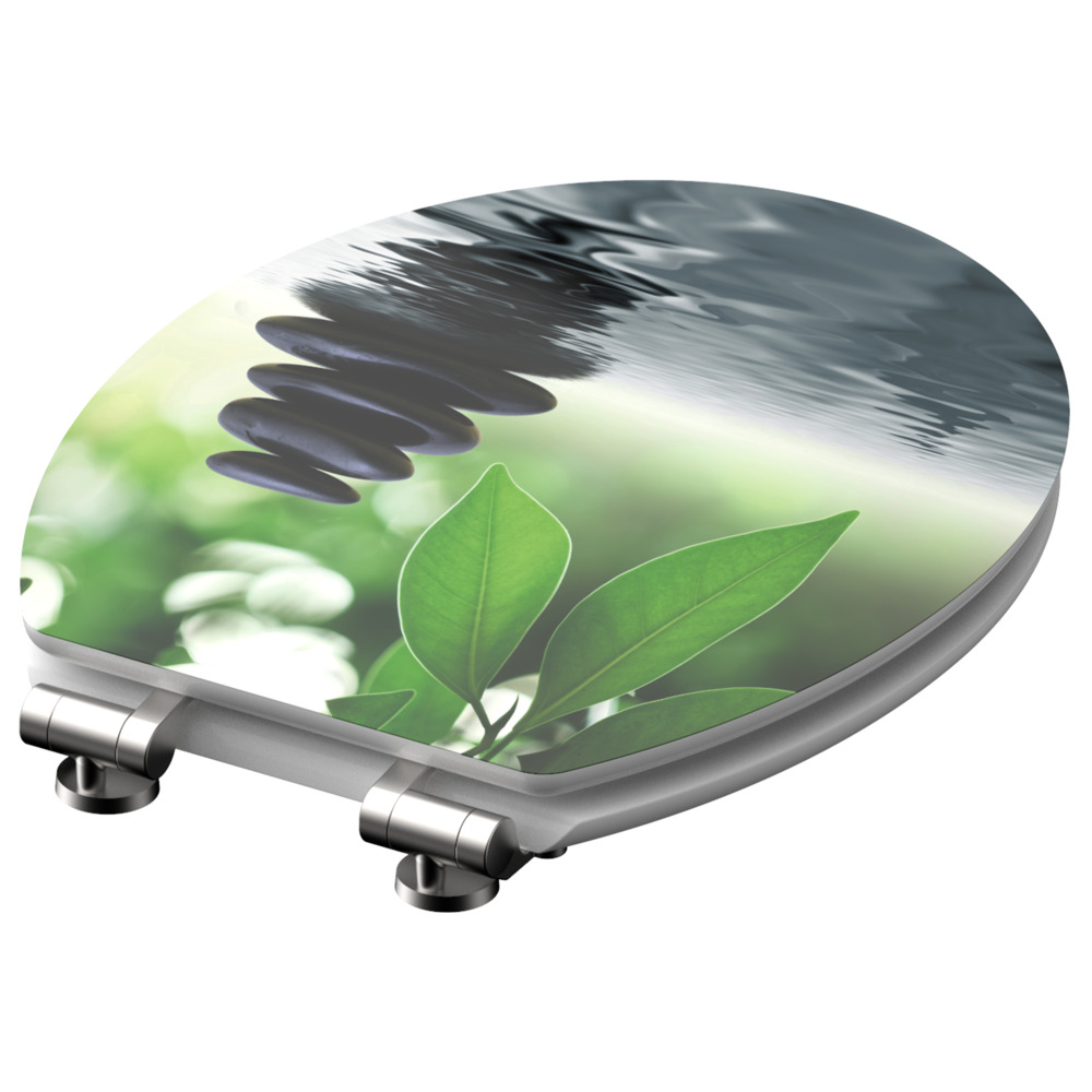 WC-Sitz MDF High Gloss Absenkautomatik Oasis image number 2