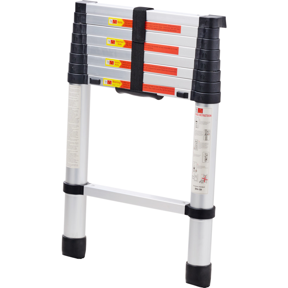 Teleskopleiter 2,6 m klappbar bis 125 kg