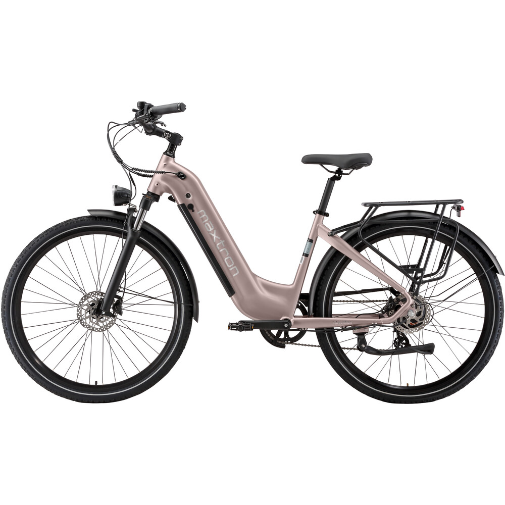 Trekking E-Bike Maxtron "Marathon" 28" goldfarben image number 1