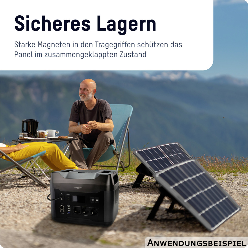 ANSMANN Faltbares Solarpanel 100 Watt image number 8