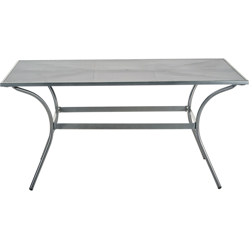 Gartentisch 150 x 90 x 72 cm Streckmetall anthrazit image number 1