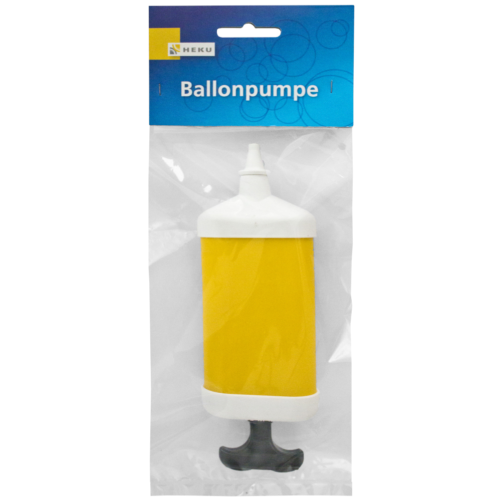 Ballonpumpe 19 x 6 cm farblich sortiert image number 1