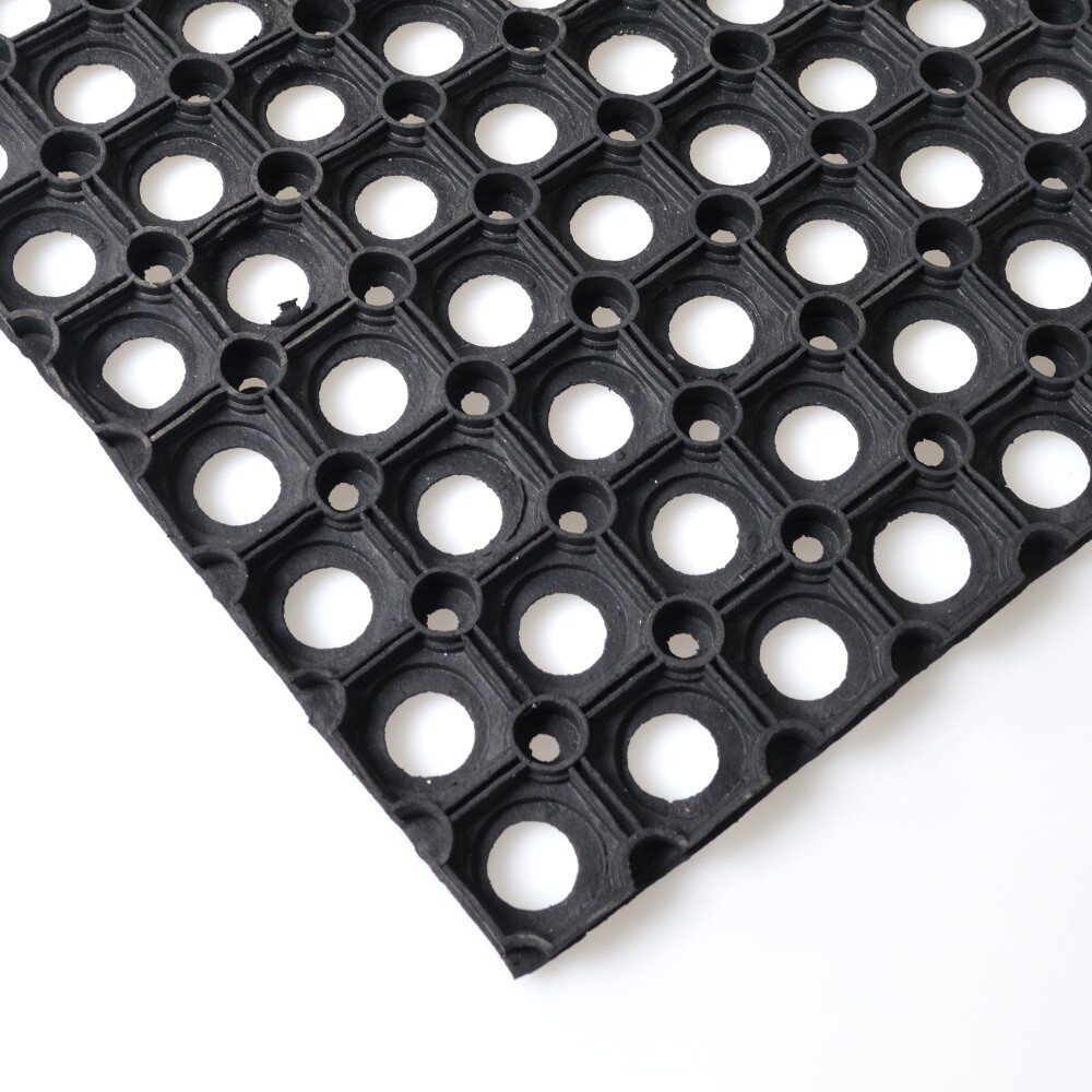 Fußmatte aus Gummi 60 x 40 cm, Ringform image number 1