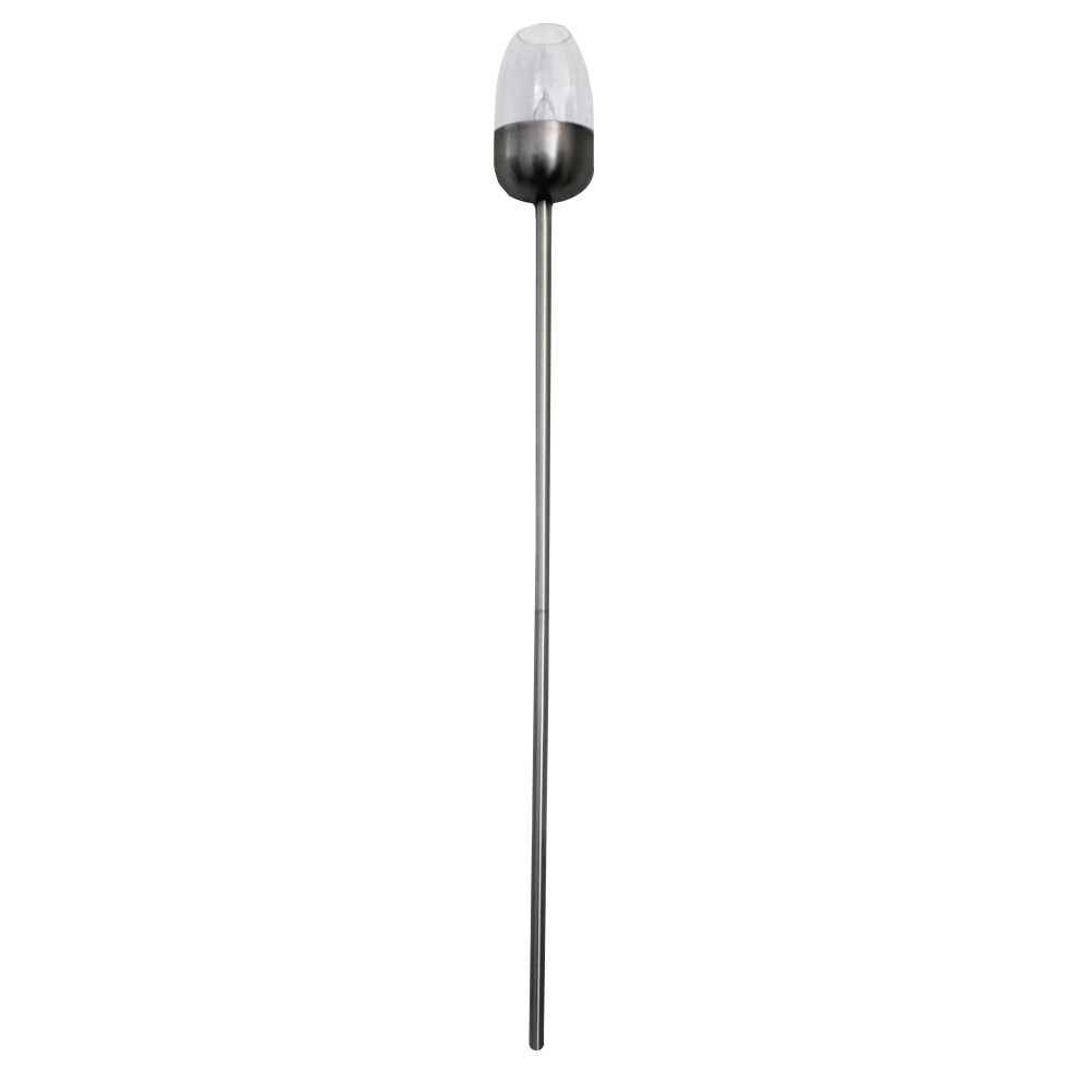LED-Solar-Gartenfackel 112 cm aus Edelstahl image number 0