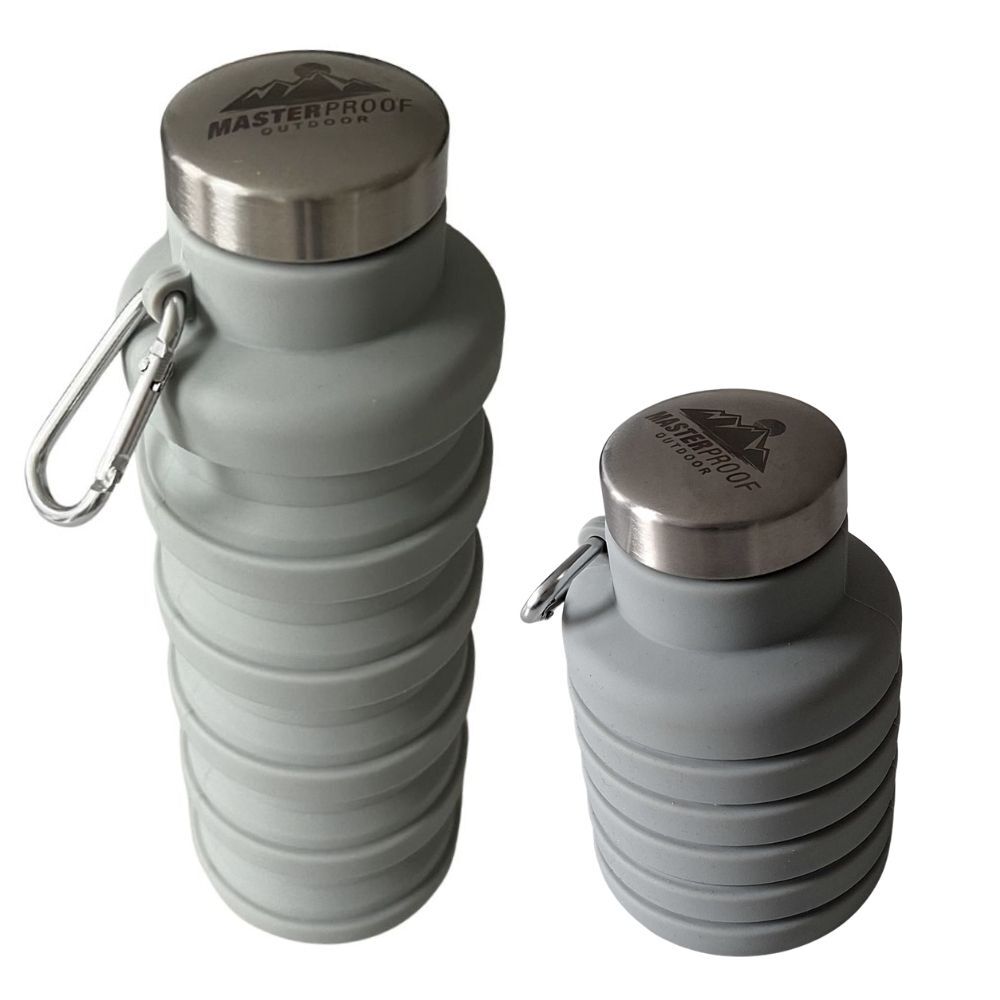 Trinkflasche 500 ml faltbar - 2-fach sortiert image number 1