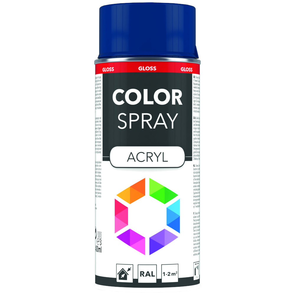 Lackspray glänzend 400 ml Acryl RAL5003 saphirblau image number 0