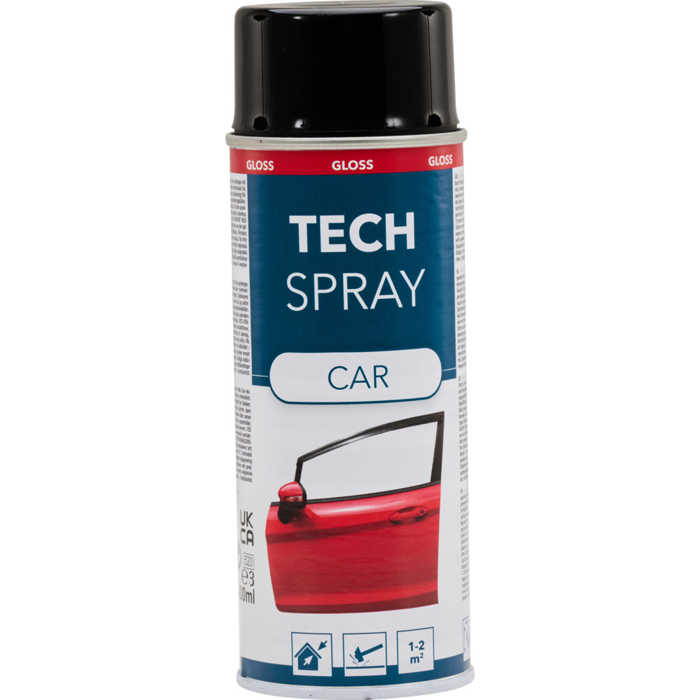 Tech Spray Rallye gl&auml;nzend Schwarz