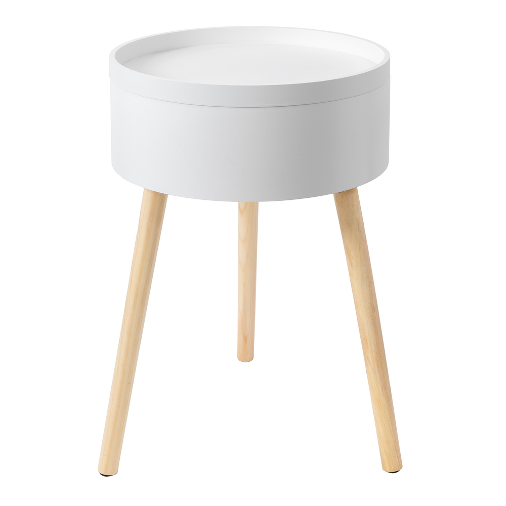 Beistelltisch 38x38x59cm wei&szlig; image number 0