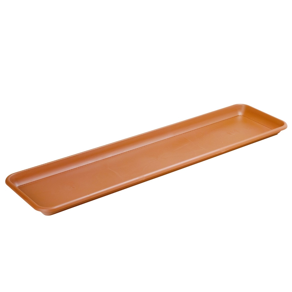 Untersetzer für Bewässerungskasten 77x20x3 cm in terracotta