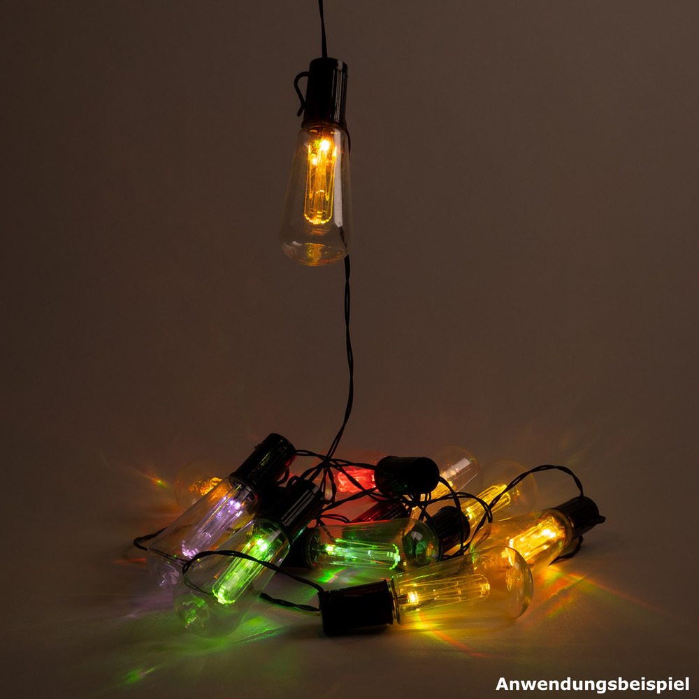 Solar-Lichterkette 4,7 m mit 10 LED-Birnen image number 5