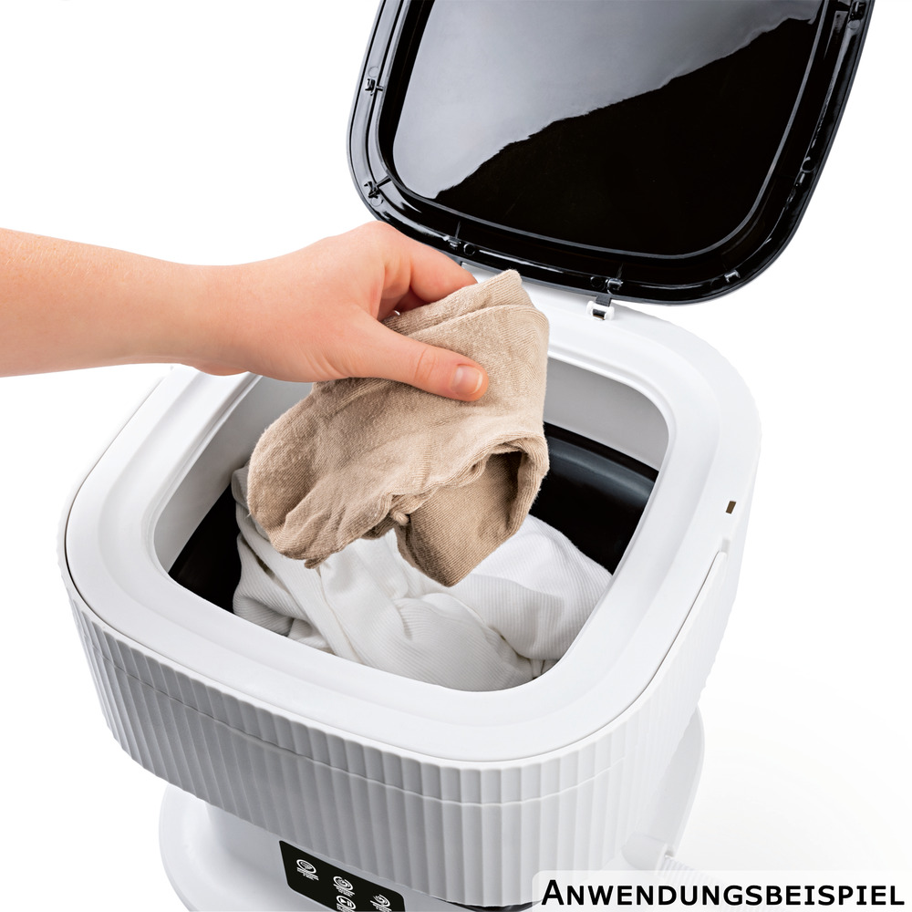 CLEANmaxx Mini-Waschmaschine 40W weiß image number 8