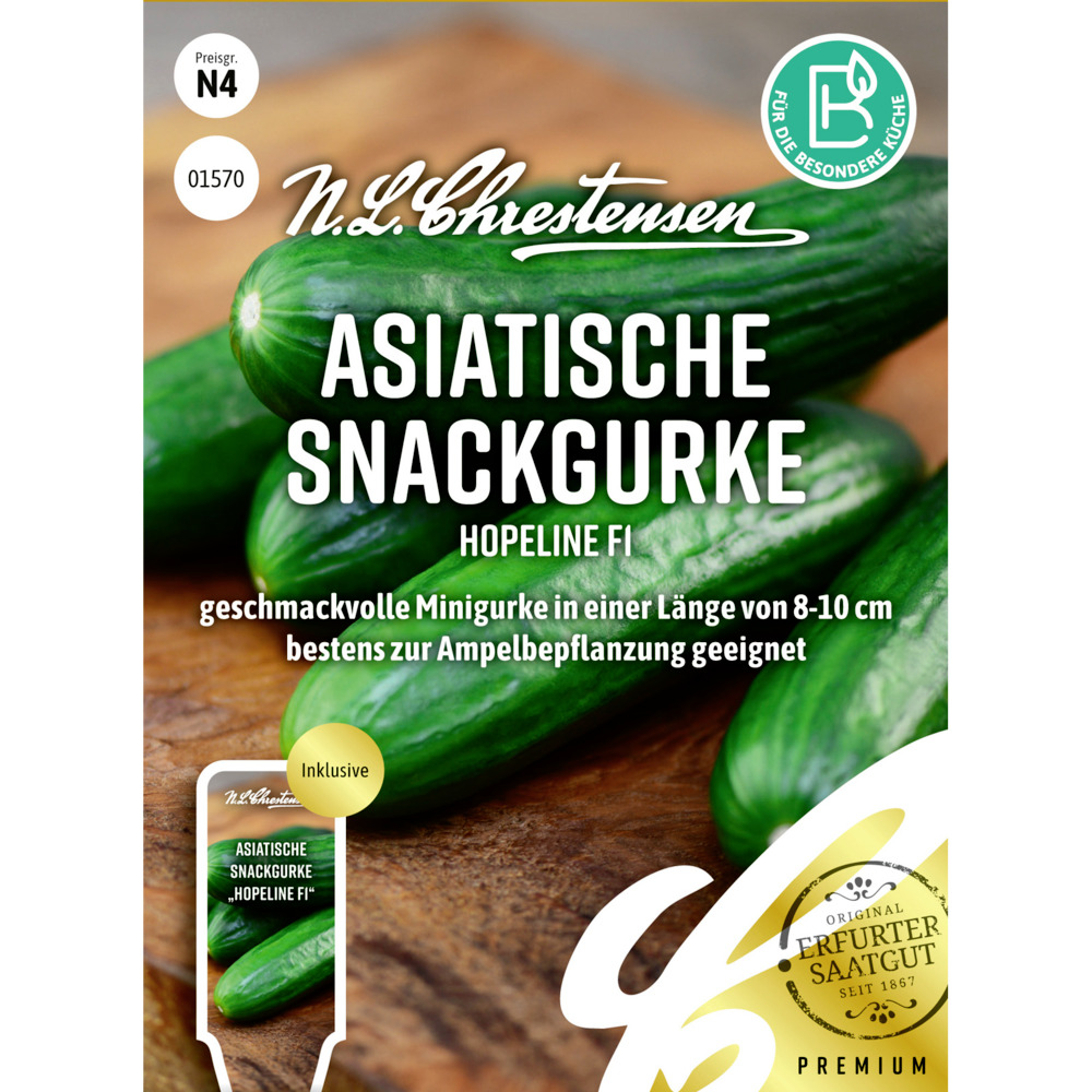 Saatgut Asiatische Snackgurke Hopeline F1 image number 0