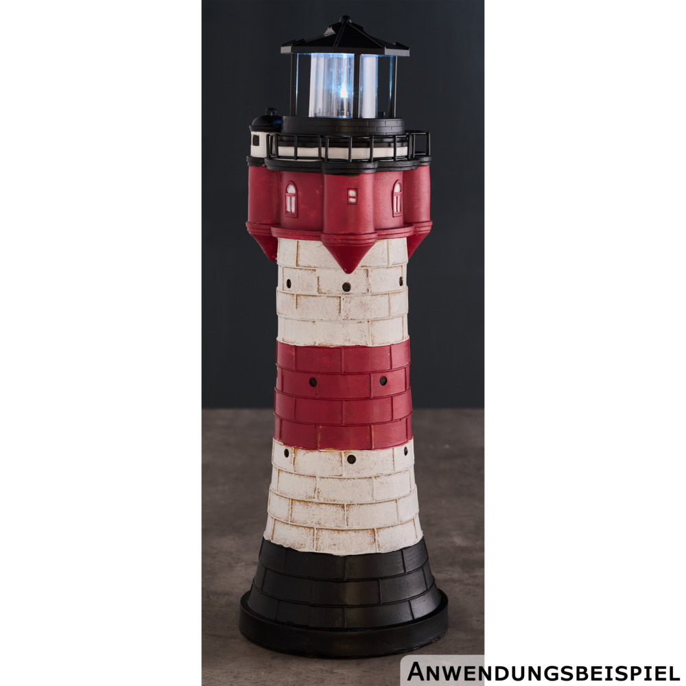 Solar-Leuchtturm „Roter Sand“ 50 cm image number 1