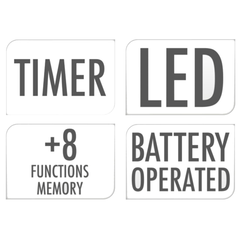 LED-Gartenstecker batteriebetrieben mit Timer image number 3