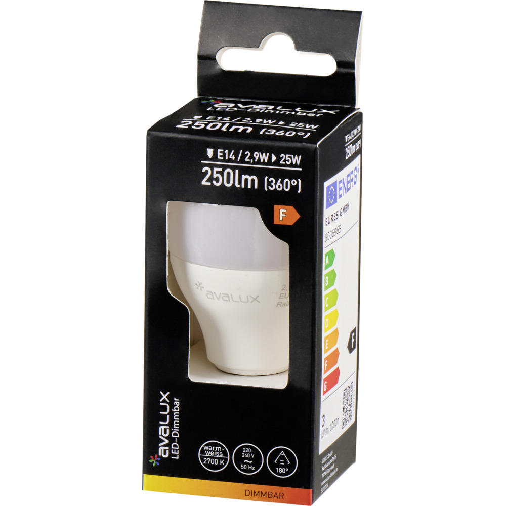 LED Lampe 2,9 Watt in Tropfenform E14 Sockel image number 1