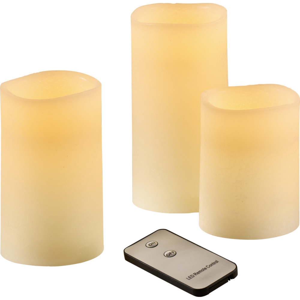 LED-Kerzen-Set 3-teilig mit Fernbedienung image number 2