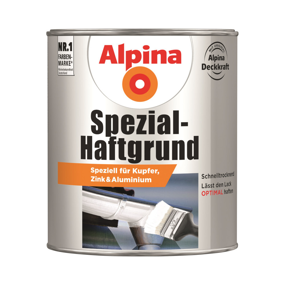 Alpina Spezial-Haftgrund weiß für Nichteisenmetalle 750 ml