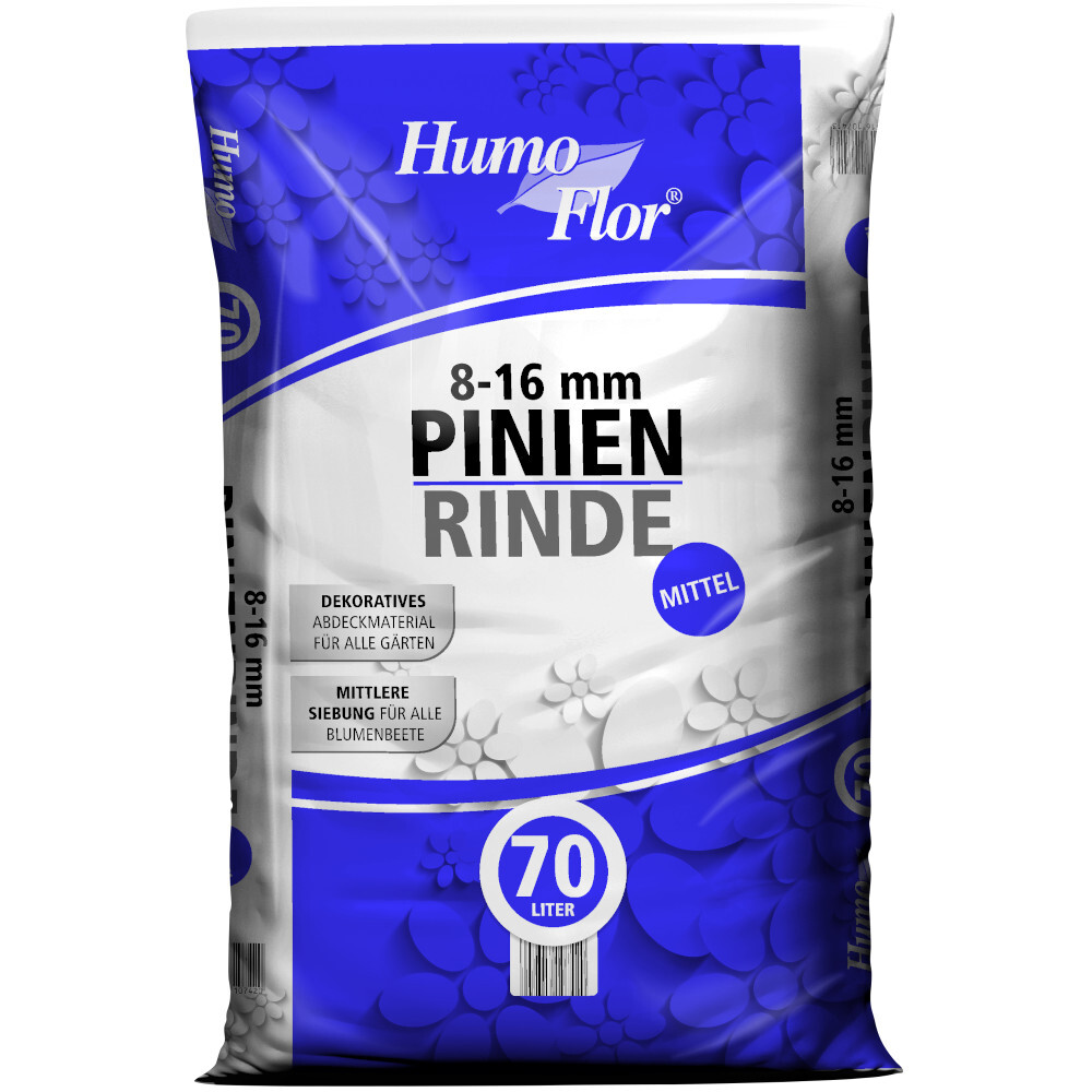Humoflor® Pinienrinde mittel 8-16 mm, 70 Liter image number 0