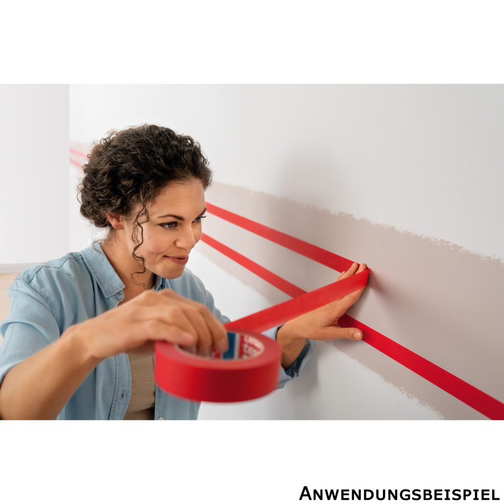 tesa® Malerband Excellent rot 30 mm x 50 m image number 1