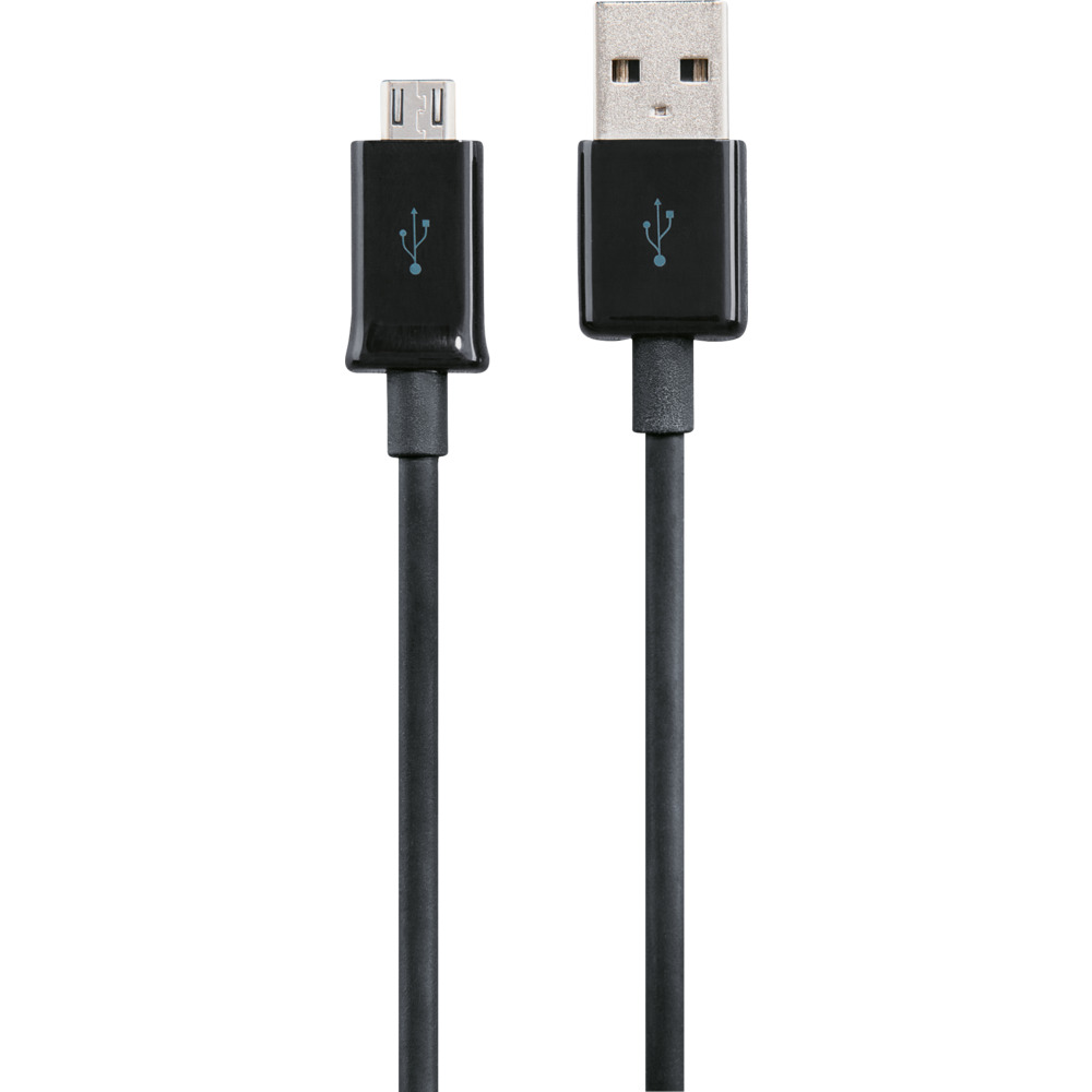 Micro-USB-Kabel 0,90m USB 2.0, schwarz image number 1
